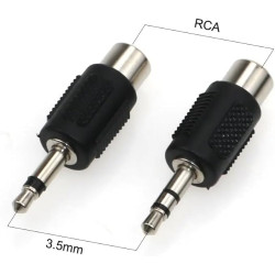 ADAPTADOR JACK 3 5 MONO A HEMBRA RCA