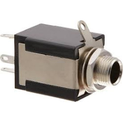 CONECTOR JACK 6 5 MONO HEMBRA CHASIS CTO  ABIERTO