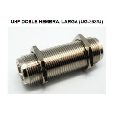 CONECTOR UHF HEMBRA-HEMBRA CHASIS
