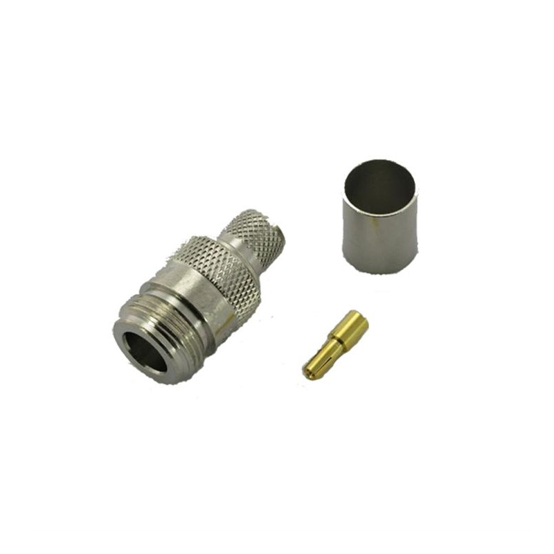 CONECTOR *N* HEMBRA CRIMPAR RG213