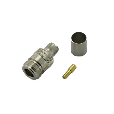 CONECTOR *N* HEMBRA CRIMPAR RG213
