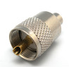 CONECTOR PL259 UHF MACHO ROSCA PARA CABLE RG58