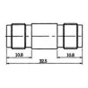 CONECTOR TNC DOBLE HEMBRA