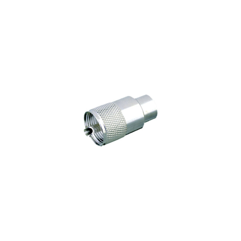 CONECTOR PL259 UHF MACHO ROSCA PARA CABLE RG213