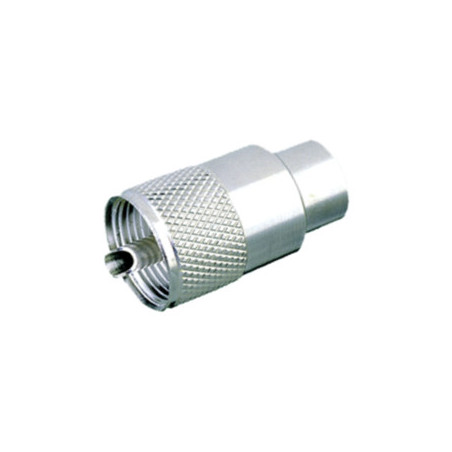 CONECTOR PL259 UHF MACHO ROSCA PARA CABLE RG213