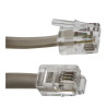 CABLE RIZADO 4P4C 1 8m MARFIL