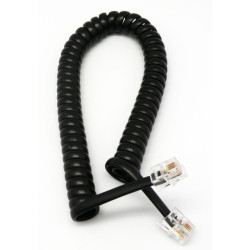 CABLE RIZADO 4 VIAS 1 8m NEGRO