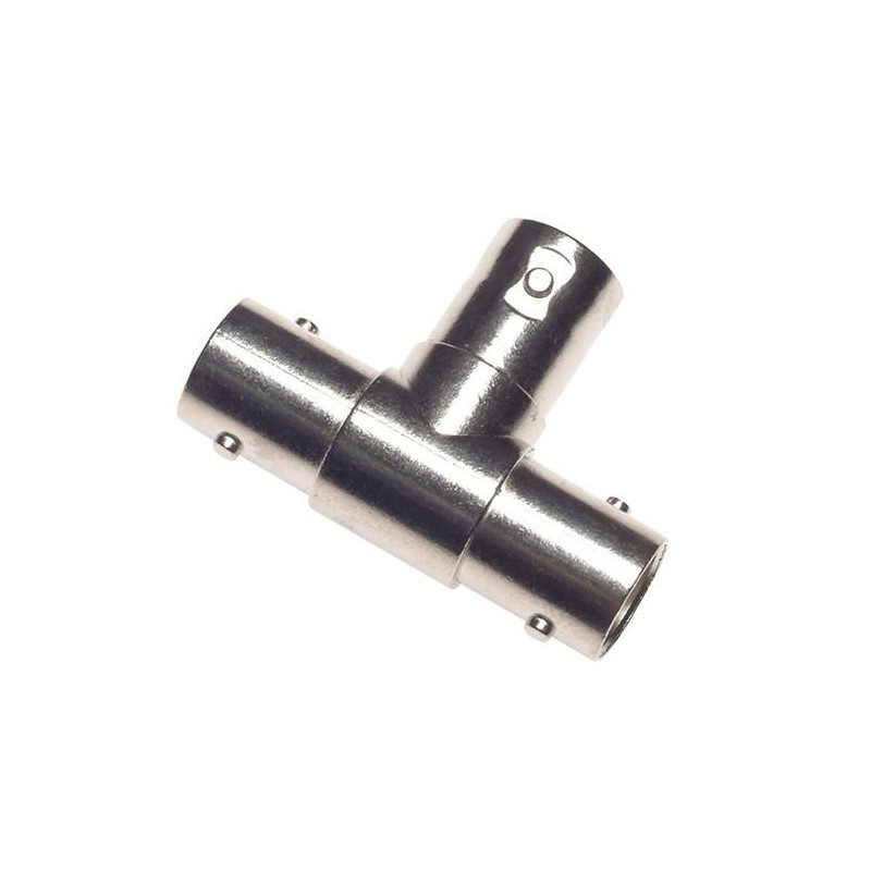 CONECTOR BNC EN T 3 HEMBRAS