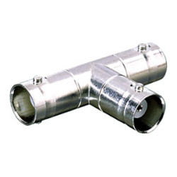 CONECTOR BNC EN T 3 HEMBRAS