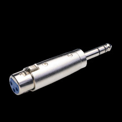ADAPTADOR CANON HEMBRA A JACK MACHO 6 3mm ESTEREO