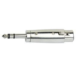 ADAPTADOR CANON HEMBRA A JACK MACHO 6 3mm ESTEREO