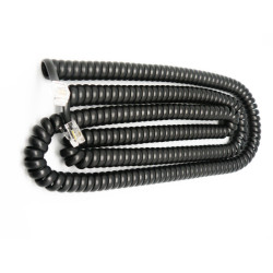 CABLE RIZADO 4 VIAS 7 5m NEGRO
