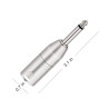 ADAPTADOR 6 4 MONO MACHO A XLR 3P MICRO MACHO META