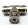 CONECTOR PL-259 EMPALMADOR HEMBRA