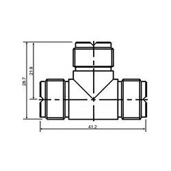 CONECTOR PL-259 EMPALMADOR HEMBRA