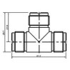 CONECTOR PL-259 EMPALMADOR HEMBRA