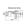 CONECTOR MICRO MACHO 6P AEREO