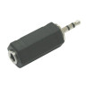 ADAPTADOR STEREO 3 5 MACHO A 2 5 HEMBRA