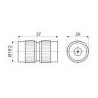 ADAPTADOR CONECTOR N DOBLE MACHO