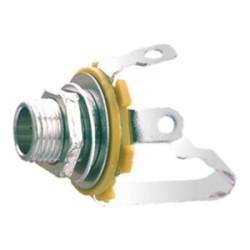 CONECTOR JACK 6 5 CHASIS HEMBRA STEREO  METALICO