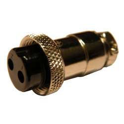 CONECTOR MICRO HEMBRA AEREO 2 PINES SOLDAR