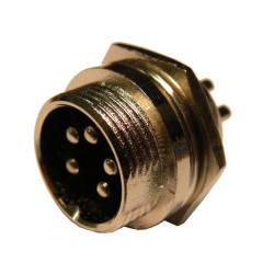 CONECTOR  EMISORA 5 PINES CHASIS