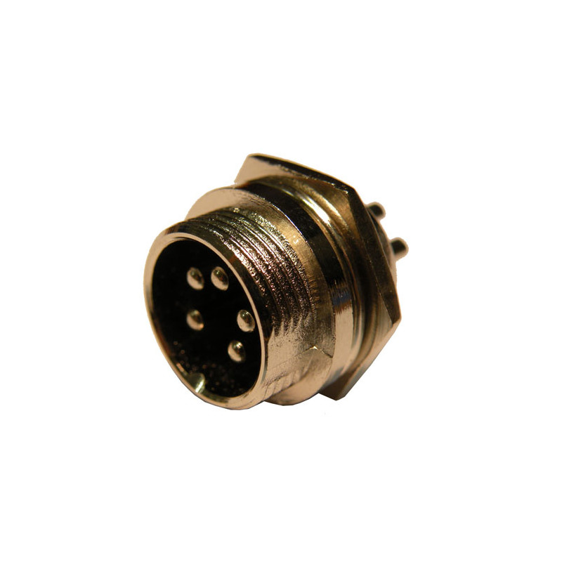 CONECTOR  EMISORA 5 PINES CHASIS