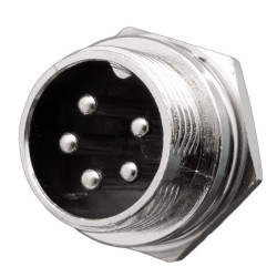 CONECTOR  EMISORA 5 PINES CHASIS