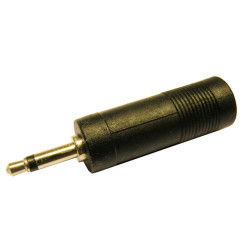 ADAPTADOR JACK 3 5 MONO M - 6 5 HEMBRA
