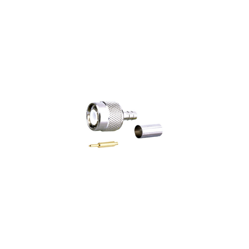 CONECTOR TNC MACHO CRIMPAR RG58
