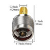 ADAPTADOR SMA HEMBRA A N MACHO