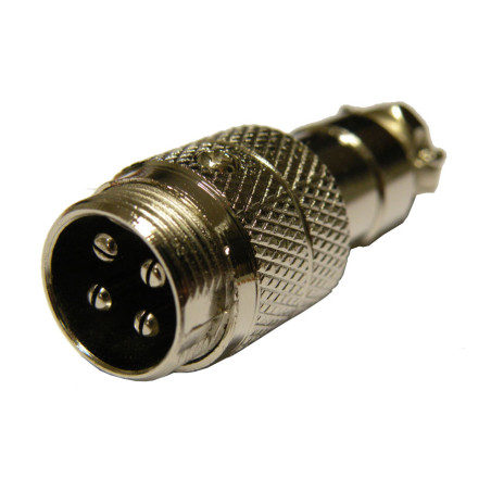 CONECTOR MICRO MACHO AEREO 4 PIN