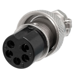 CONECTOR EMISORA 5 PINES HEMBRA