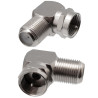 CONECTOR *F* MACHO-HEMBRA ACODADO 90º
