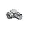 CONECTOR *F* MACHO-HEMBRA ACODADO 90º