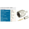 CONECTOR N MACHO RG-58 CRIMPAR