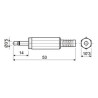 CONECTOR JACK 3 5 MONO PLASTICO AEREO
