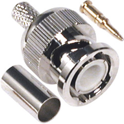 CONECTOR BNC MACHO CRIMPAR RG-58 PIN ORO