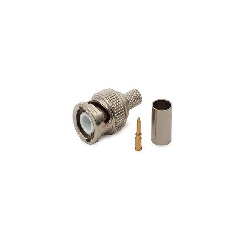 CONECTOR BNC MACHO CRIMPAR RG59 UG-1761