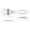 CONECTOR BNC MACHO CRIMPAR RG59 UG-1761