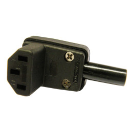 CONECTOR SCHUKO HEMBRA ACODADA