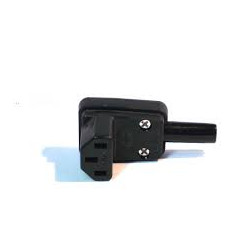 CONECTOR SCHUKO HEMBRA ACODADA