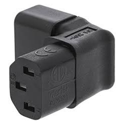 CONECTOR SCHUKO HEMBRA ACODADA