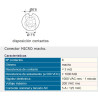 CONECTOR MICRO CHASIS MICRO 6P