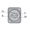 CONECTOR SPEAKON CHASIS 4 PINES NEUTRIK NL4MPXX