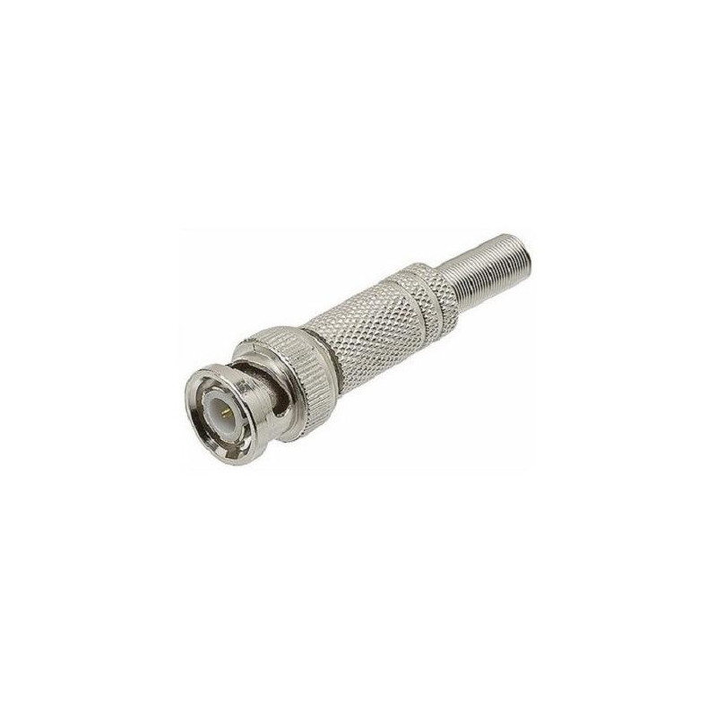 CONECTOR BNC MACHO SOLDAR HQ  C/MUELLE