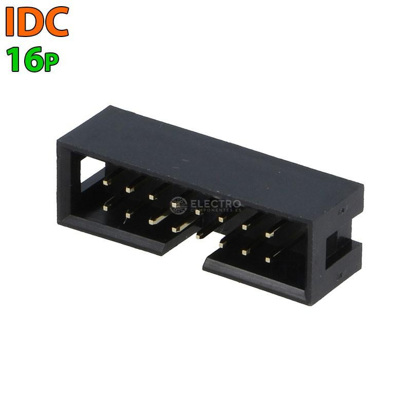 CONECTOR IDC MACHO CHASIS 16 VIAS CONECTOR IDC MACHO CHASIS 16 VIAS