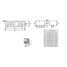 CONECTOR IDC MACHO CABLE PLANO 26 VIAS