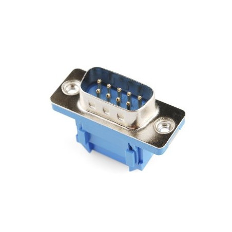 CONECTOR SUB D MACHO 9P C/PLANO