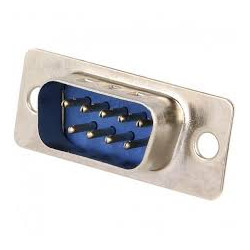 CONECTOR SUB D MACHO 9P C/PLANO
